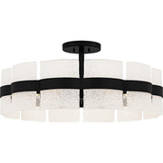 Quoizel - SWE1730MBK - Six Light Semi-Flush Mount - Sweeney - Matte Black