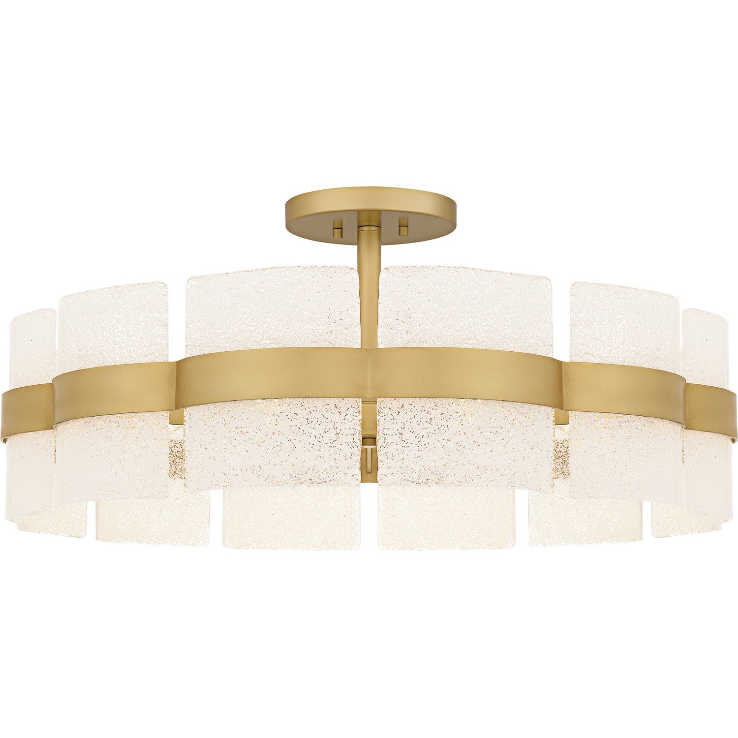 Quoizel - SWE1730SGD - Six Light Semi-Flush Mount - Sweeney - Soft Gold