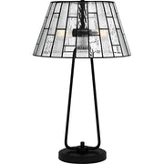 Quoizel - TF6176MBK - Two Light Table Lamp - Tiffany - Matte Black