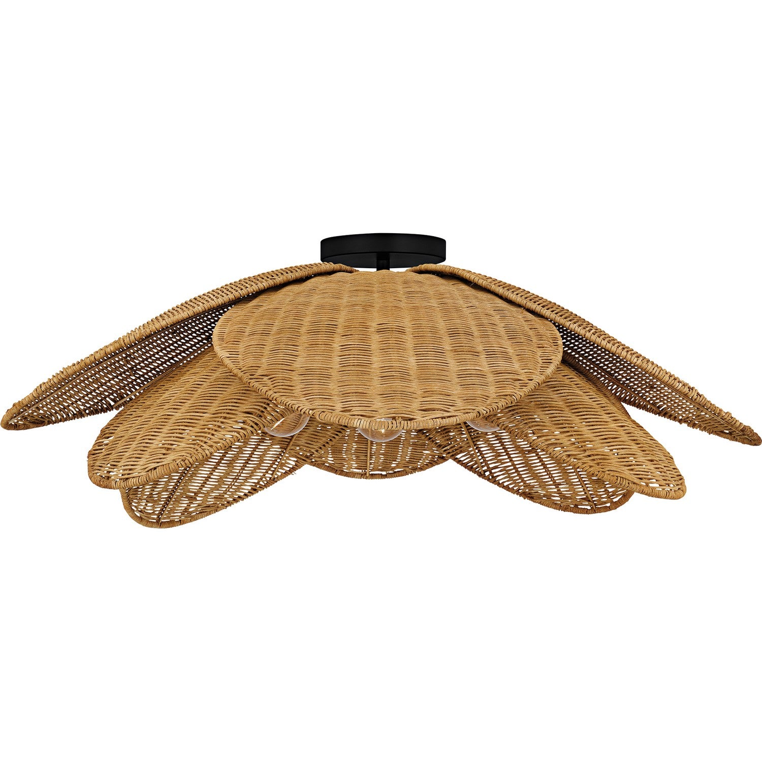 Quoizel - WLL1730MBK - Four Light Semi-Flush Mount - Willa - Matte Black