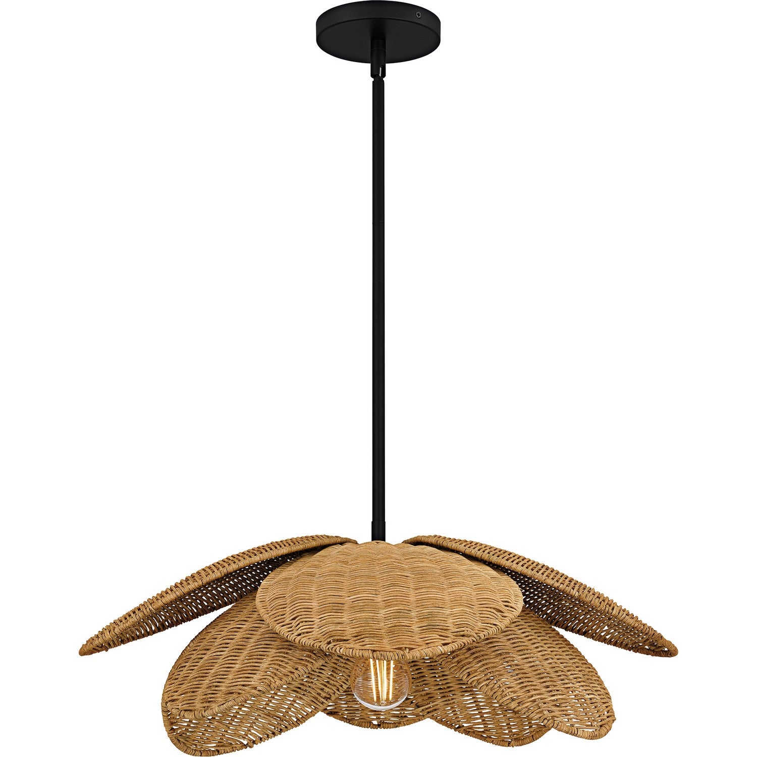 Quoizel - WLL2822MBK - One Light Pendant - Willa - Matte Black