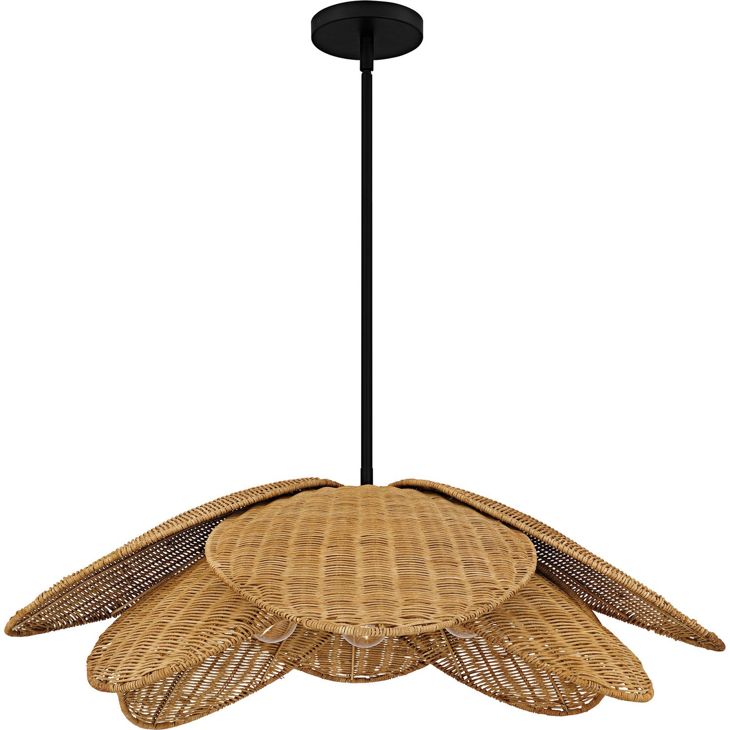 Quoizel - WLL2830MBK - Four Light Pendant - Willa - Matte Black
