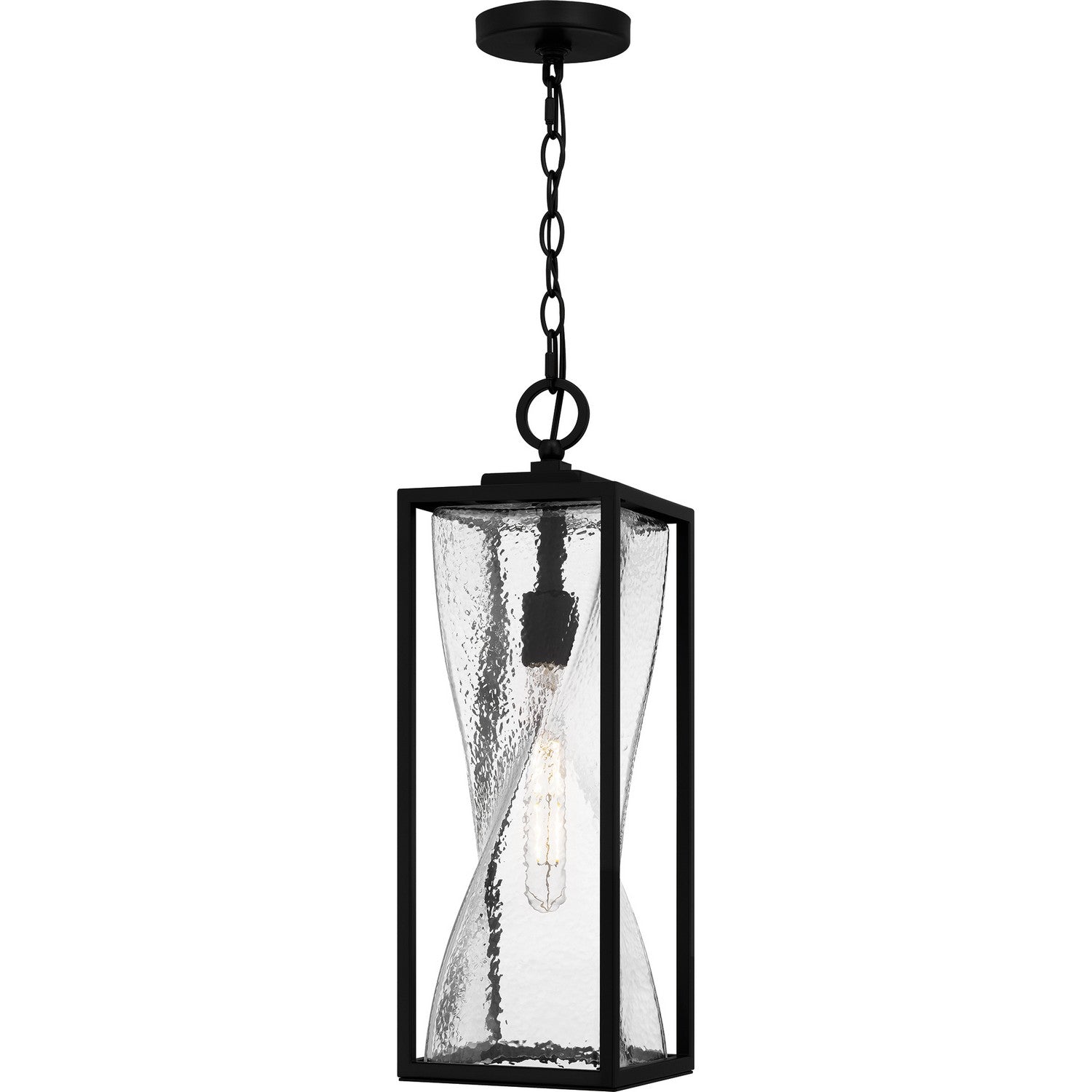Quoizel - ZAR1907MBK - One Light Outdoor Hanging Lantern - Zarah - Matte Black