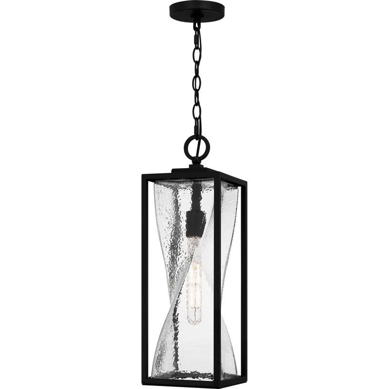 Quoizel - ZAR1907MBK - One Light Outdoor Hanging Lantern - Zarah - Matte Black