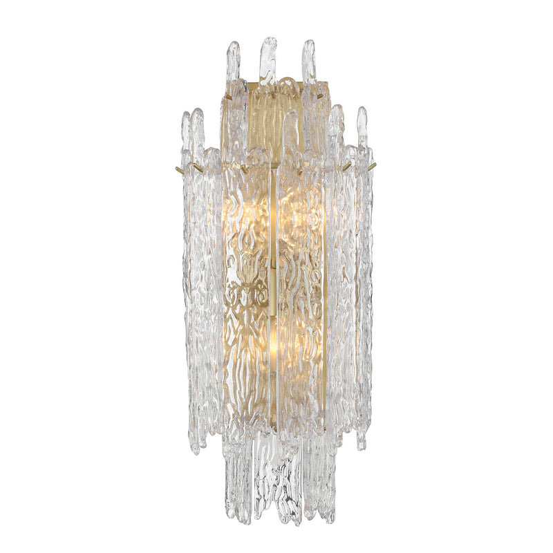 Crystorama - ACK-923-AG - Three Light Wall Sconce - Ackerly - Aged Brass