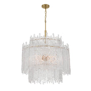 Crystorama - ACK-928-AG - Eight Light Chandelier - Ackerly - Aged Brass