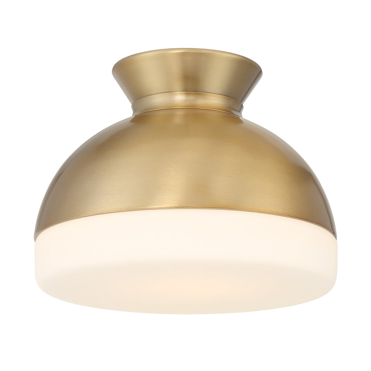 Crystorama - GID-4000-VG - One Light Flush Mount - Gidget - Vibrant Gold