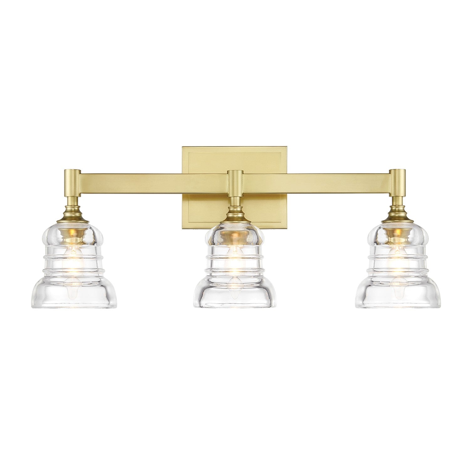 Crystorama - GRG-1043-AG - Three Light Bath - Gregory - Aged Brass