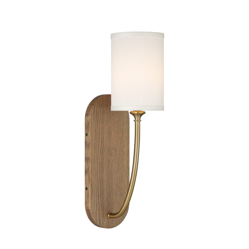 Crystorama - PRE-461-VG-WD - One Light Wall Sconce - Preston - Vibrant Gold