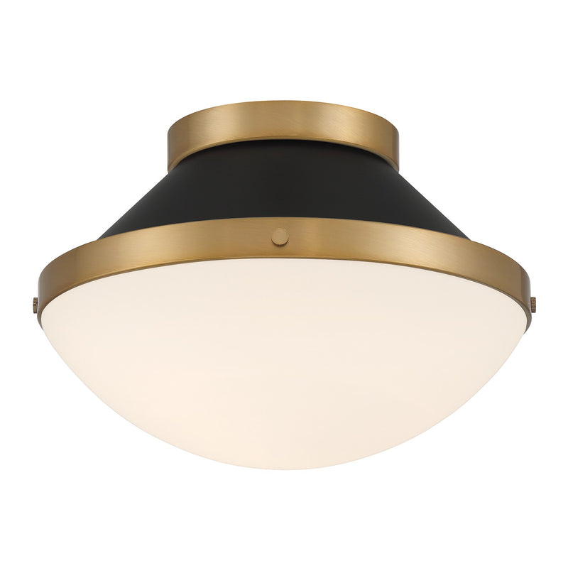 Crystorama - XAN-8001-VG-MK - One Light Flush Mount - Xander - Vibrant Gold