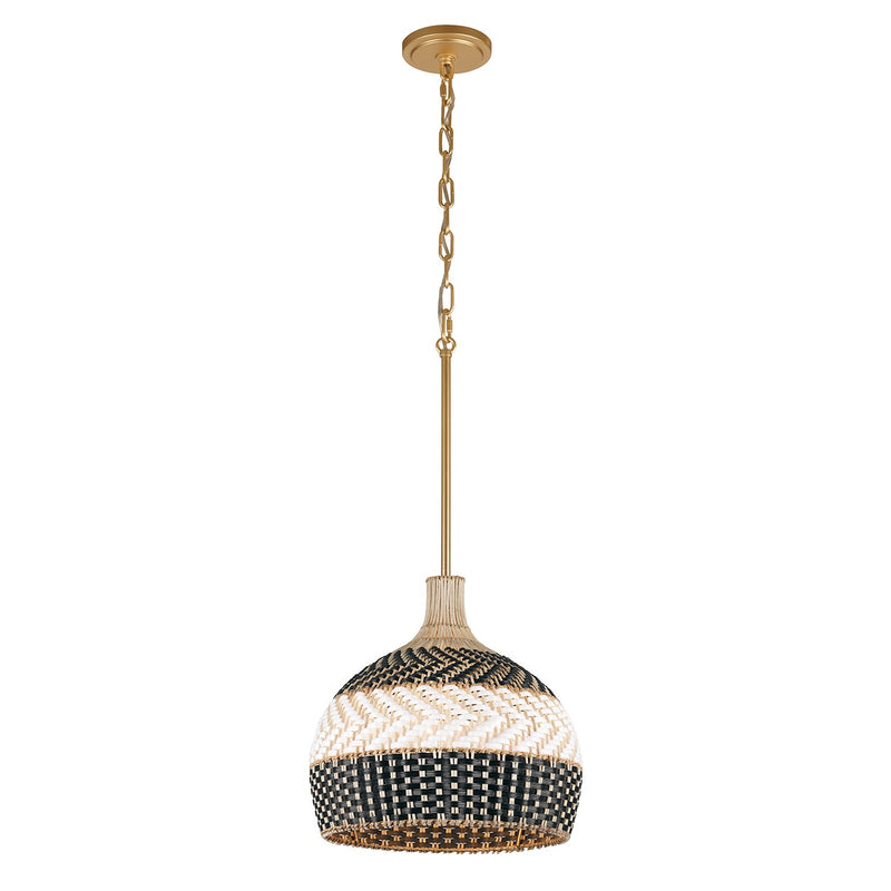 Crystorama - ZAN-9003-SG-MK - Three Light Pendant - Zanzibar - Soft Gold