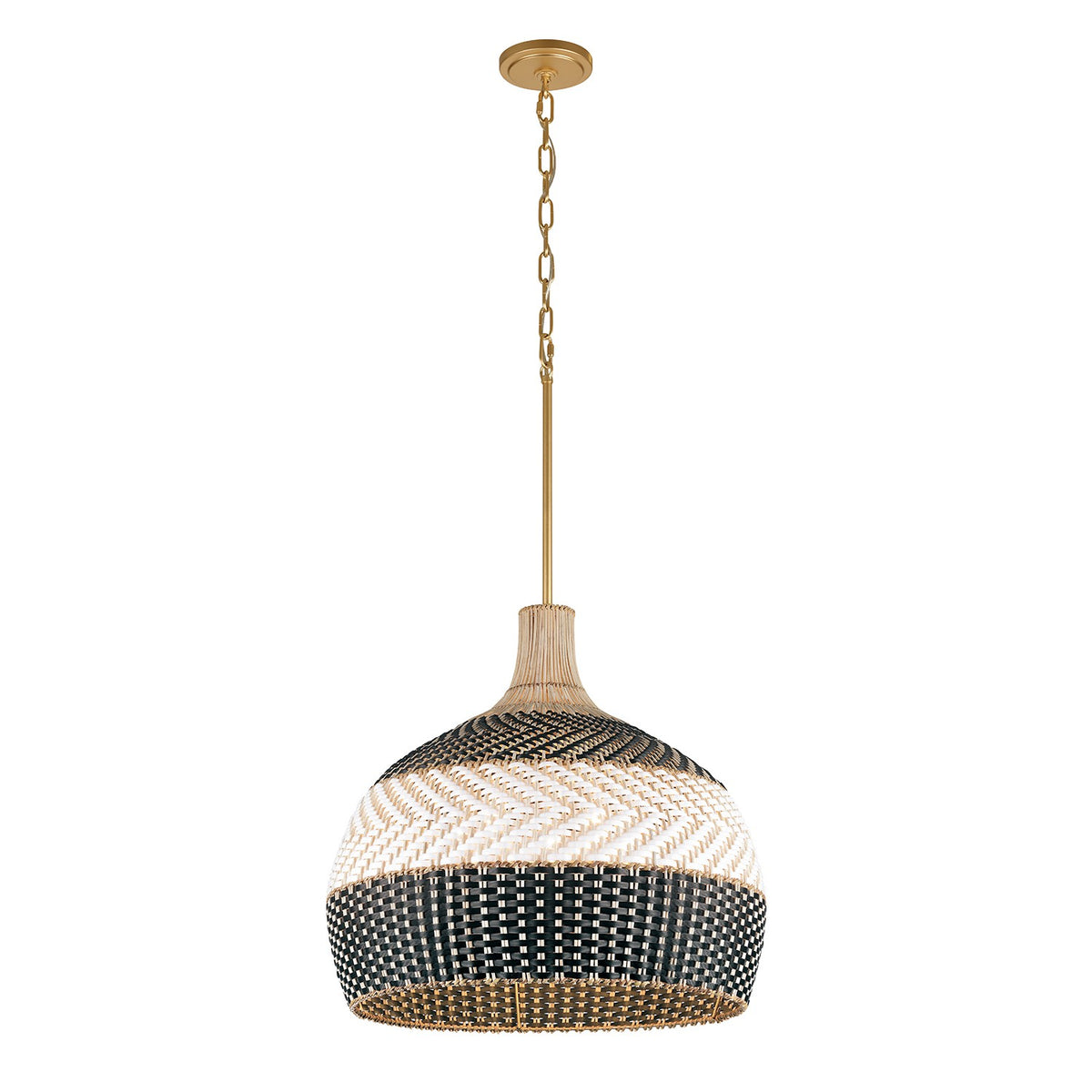 Crystorama - ZAN-9005-SG-MK - Five Light Pendant - Zanzibar - Soft Gold