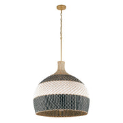 Crystorama - ZAN-9006-SG-MK - Six Light Pendant - Zanzibar - Soft Gold