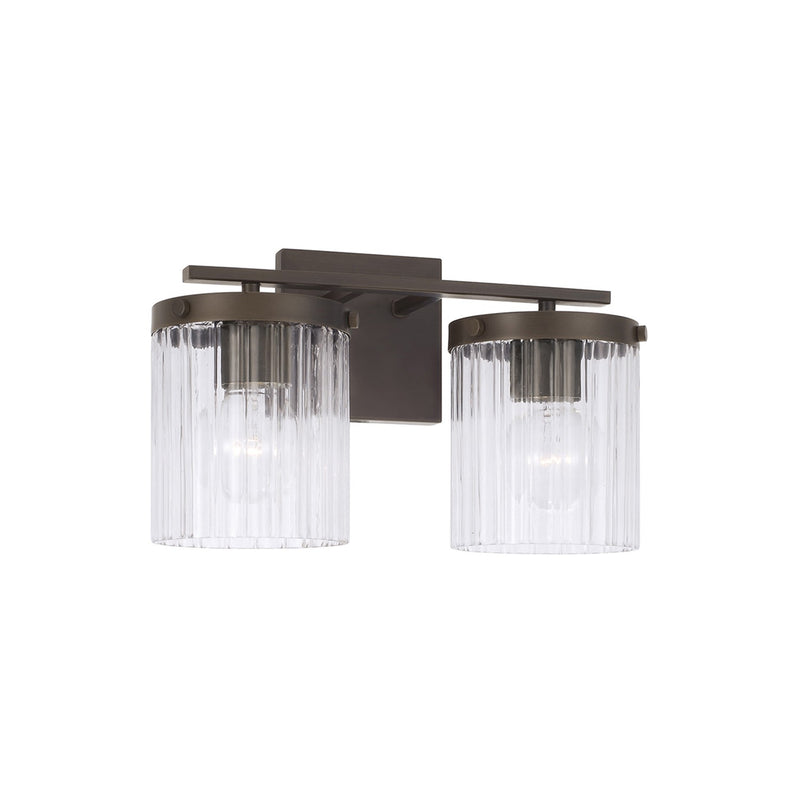 Capital Lighting - 156221OR-555 - Two Light Vanity - Vaughn - Oil Rubbed Bronze