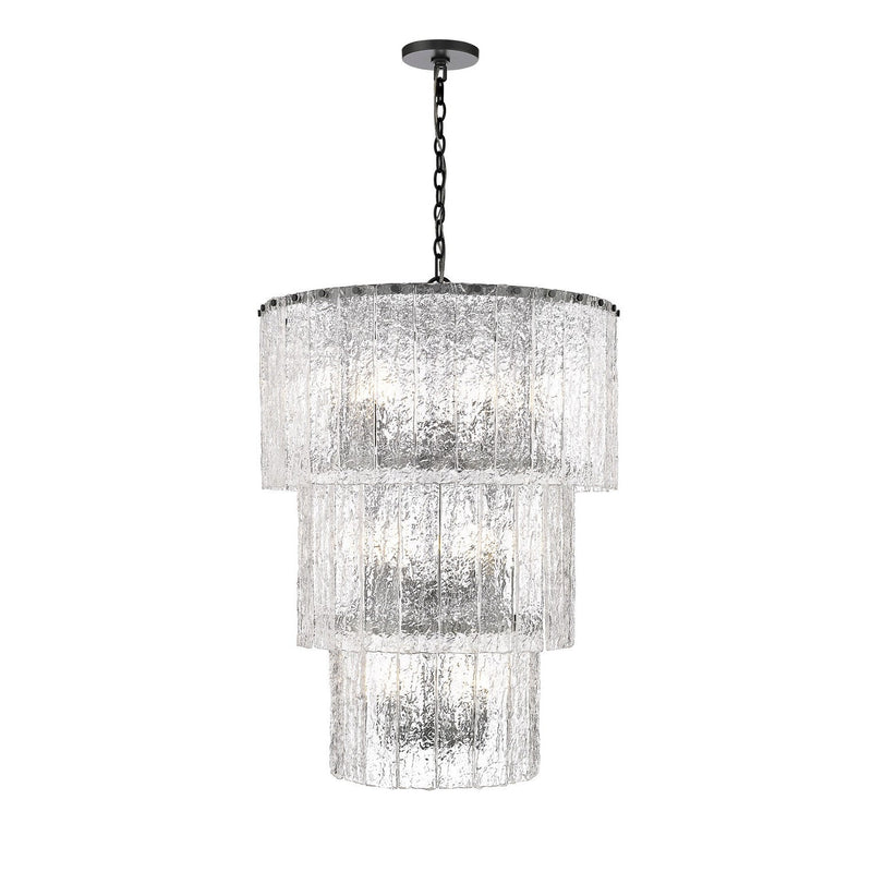 Z-Lite - 1943-36MB - 12 Light Chandelier - Glacier - Matte Black
