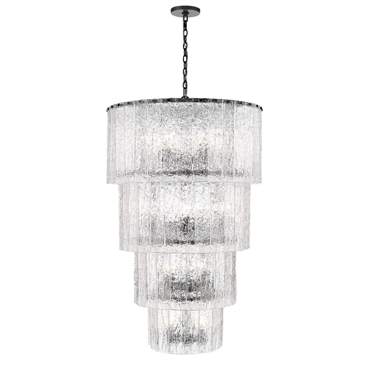 Z-Lite - 1943-48MB - 18 Light Chandelier - Glacier - Matte Black