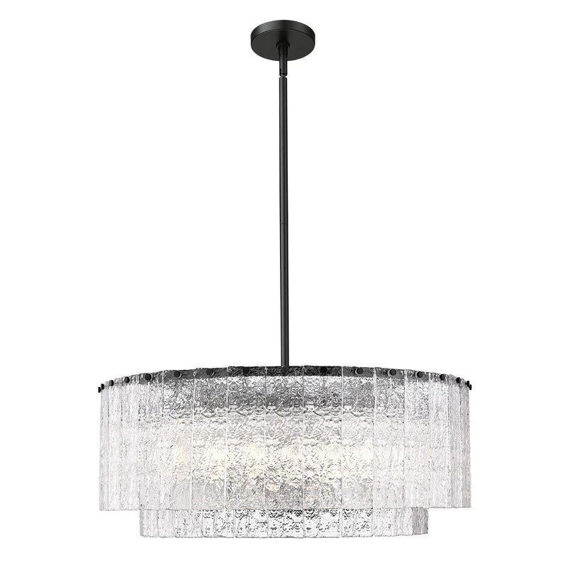 Z-Lite - 1943P32-2-MB - 12 Light Pendant - Glacier - Matte Black