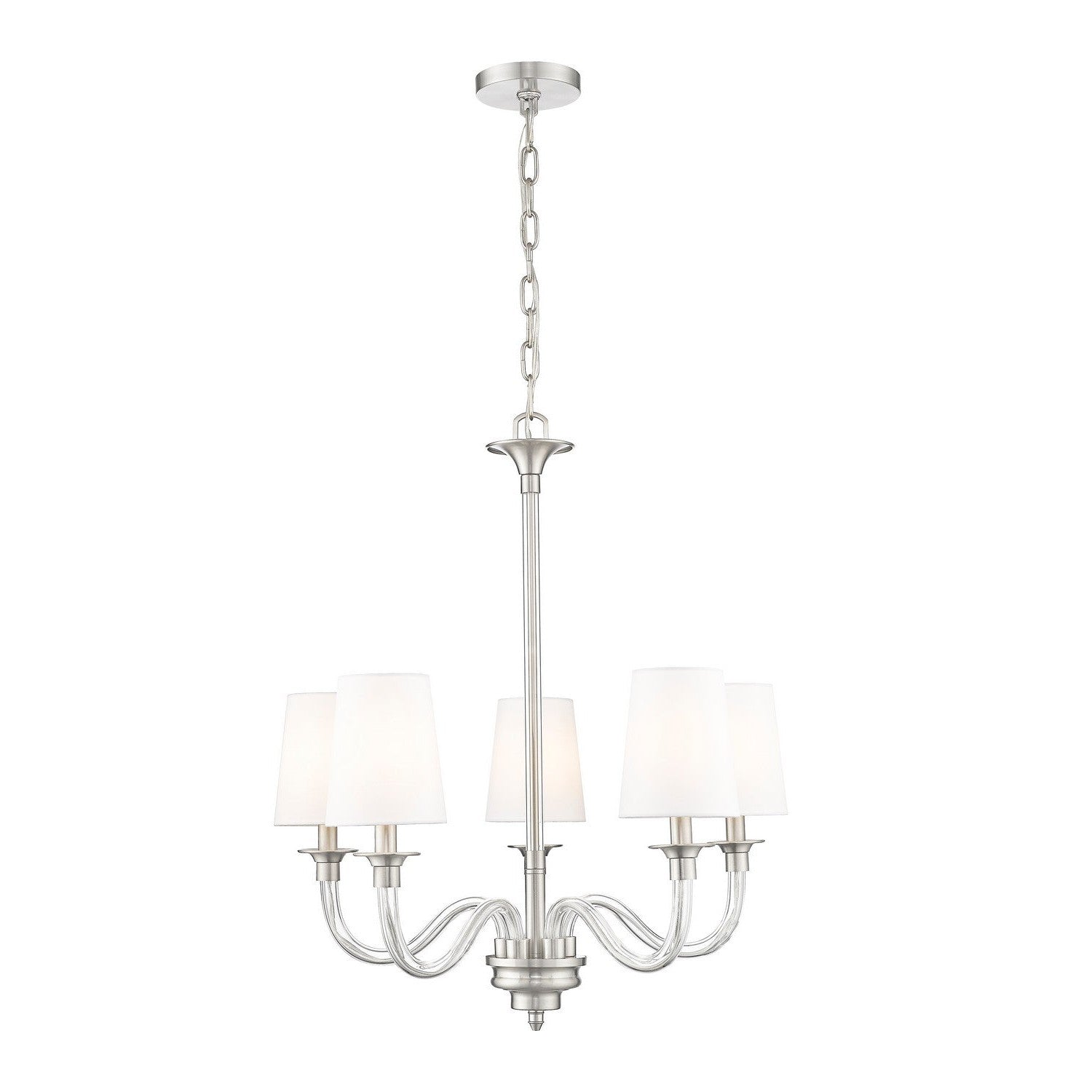 Z-Lite - 1950-5BN - Five Light Chandelier - Katerina - Brushed Nickel