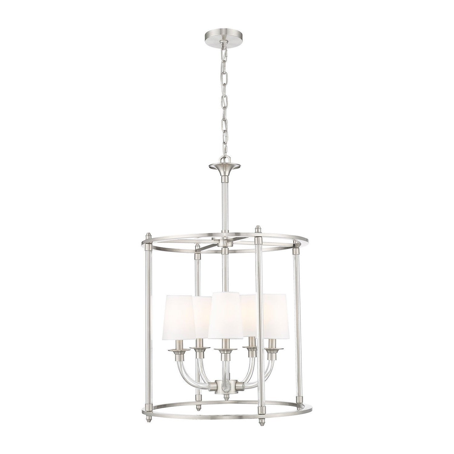 Z-Lite - 1950-5C-BN - Five Light Chandelier - Katerina - Brushed Nickel