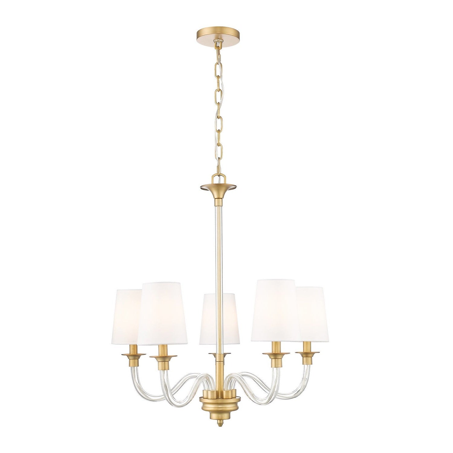 Z-Lite - 1950-5RB - Five Light Chandelier - Katerina - Rubbed Brass