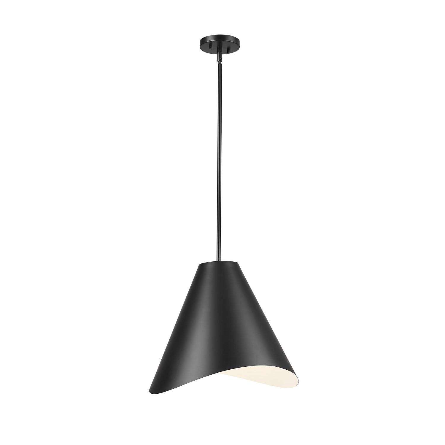 Z-Lite - 1952P18-MB - One Light Pendant - Aria - Matte Black