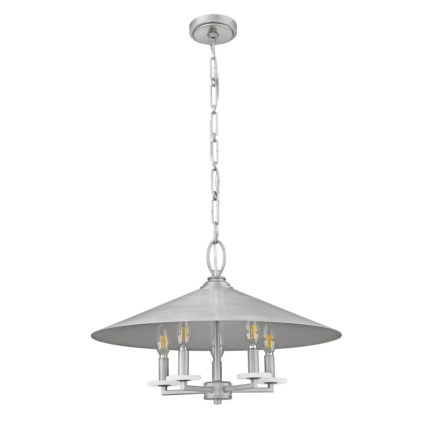 Z-Lite - 1953-22SPT - Five Light Pendant - Rialto - Signature Pewter