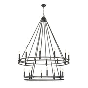 Z-Lite - 4005-20MB - 20 Light Chandelier - Dennison - Matte Black