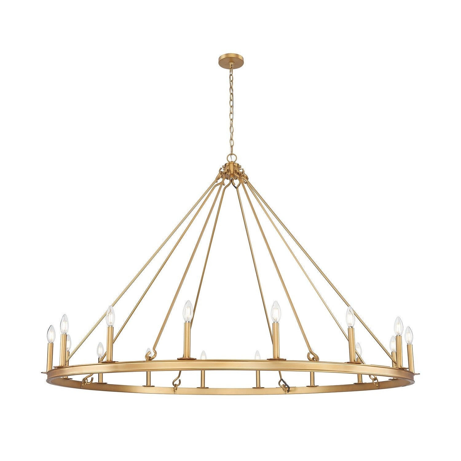 Z-Lite - 482R-16RB - 16 Light Chandelier - Barclay - Rubbed Brass