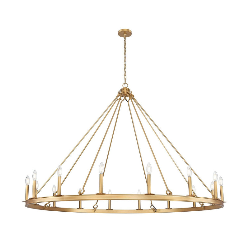 Z-Lite - 482R-16RB - 16 Light Chandelier - Barclay - Rubbed Brass