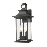 Z-Lite - 5017M-BK - Two Light Outdoor Wall Sconce - Tiberius - Black