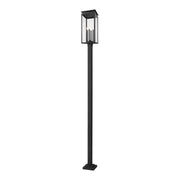 Z-Lite - 5018PHBS-536P-BK - Four Light Outdoor Post Mounted Fixture - Nova - Black