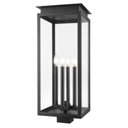 Z-Lite - 5018PHBS-BK - Four Light Outdoor Post Mount Fixture - Nova - Black