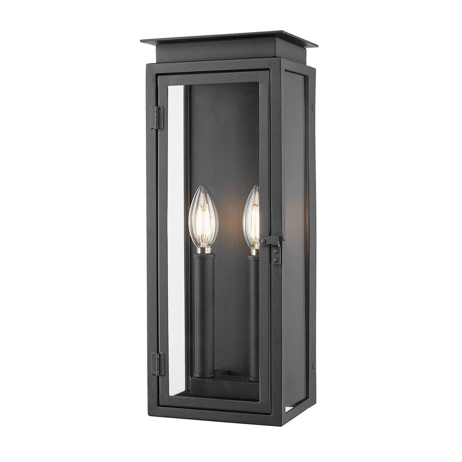 Z-Lite - 5018S-BK - Two Light Outdoor Wall Sconce - Nova - Black