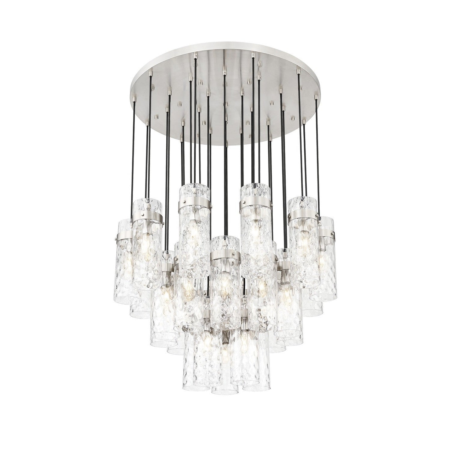 Z-Lite - 7002P5-27R-BN - 27 Light Chandelier - Fontaine - Brushed Nickel