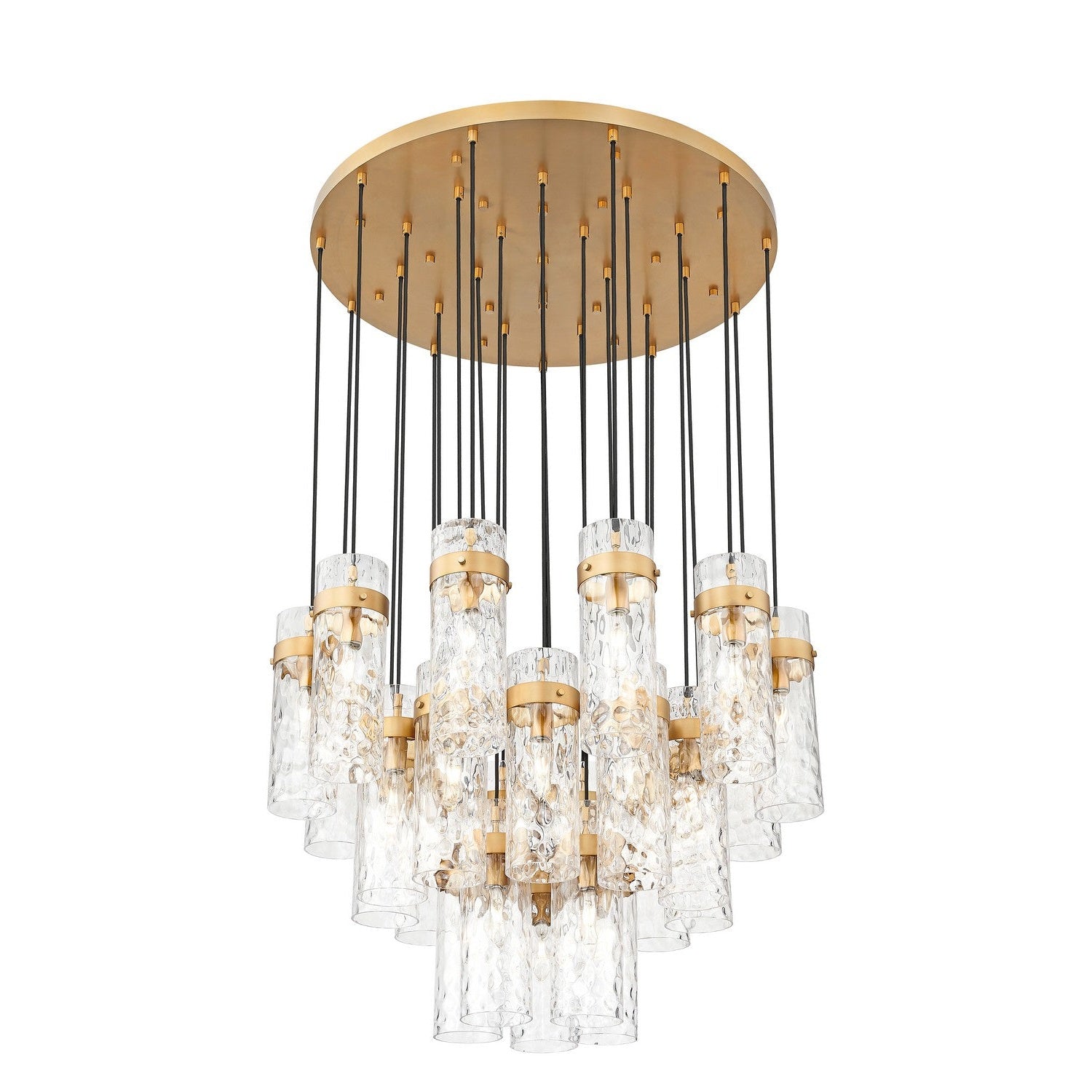Z-Lite - 7002P5-27R-RB - 27 Light Chandelier - Fontaine - Rubbed Brass