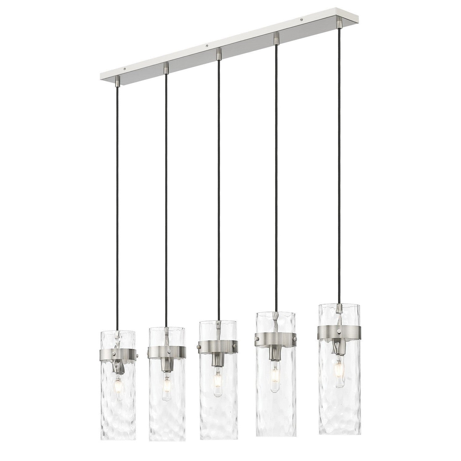 Z-Lite - 7002P5-5L-BN - Five Light Linear Chandelier - Fontaine - Brushed Nickel