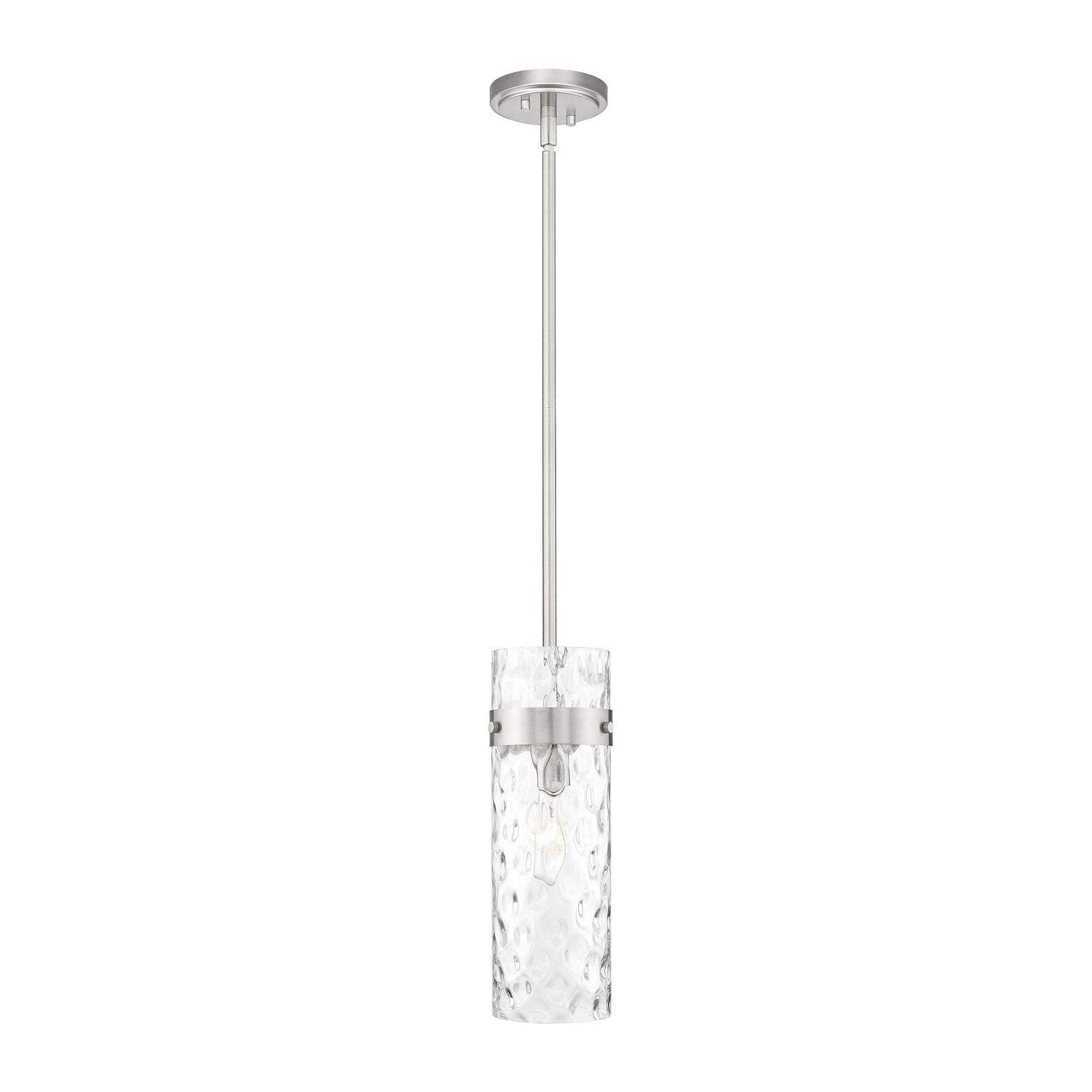 Z-Lite - 7002P5-ROD-BN - One Light Pendant - Fontaine - Brushed Nickel