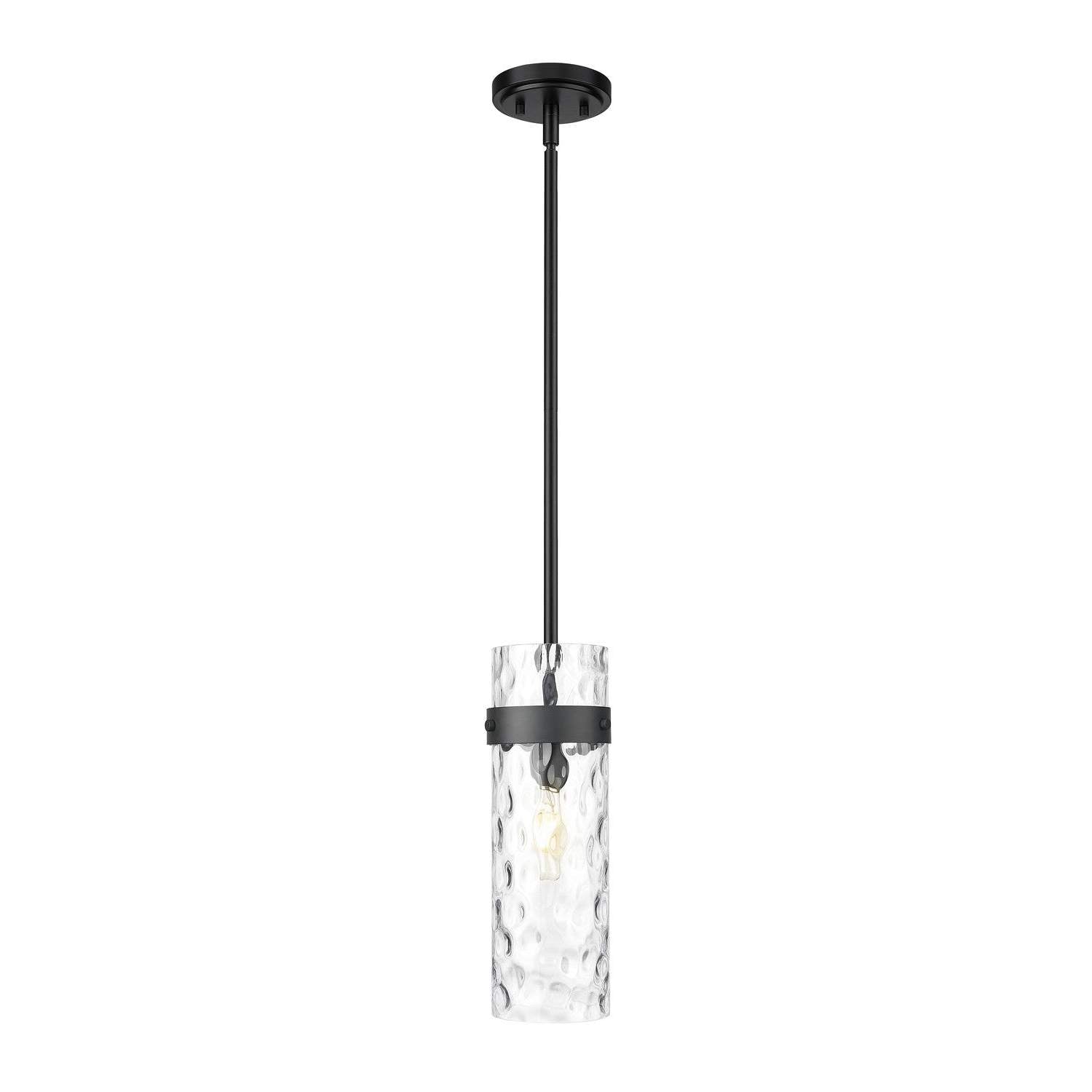 Z-Lite - 7002P5-ROD-MB - One Light Pendant - Fontaine - Matte Black