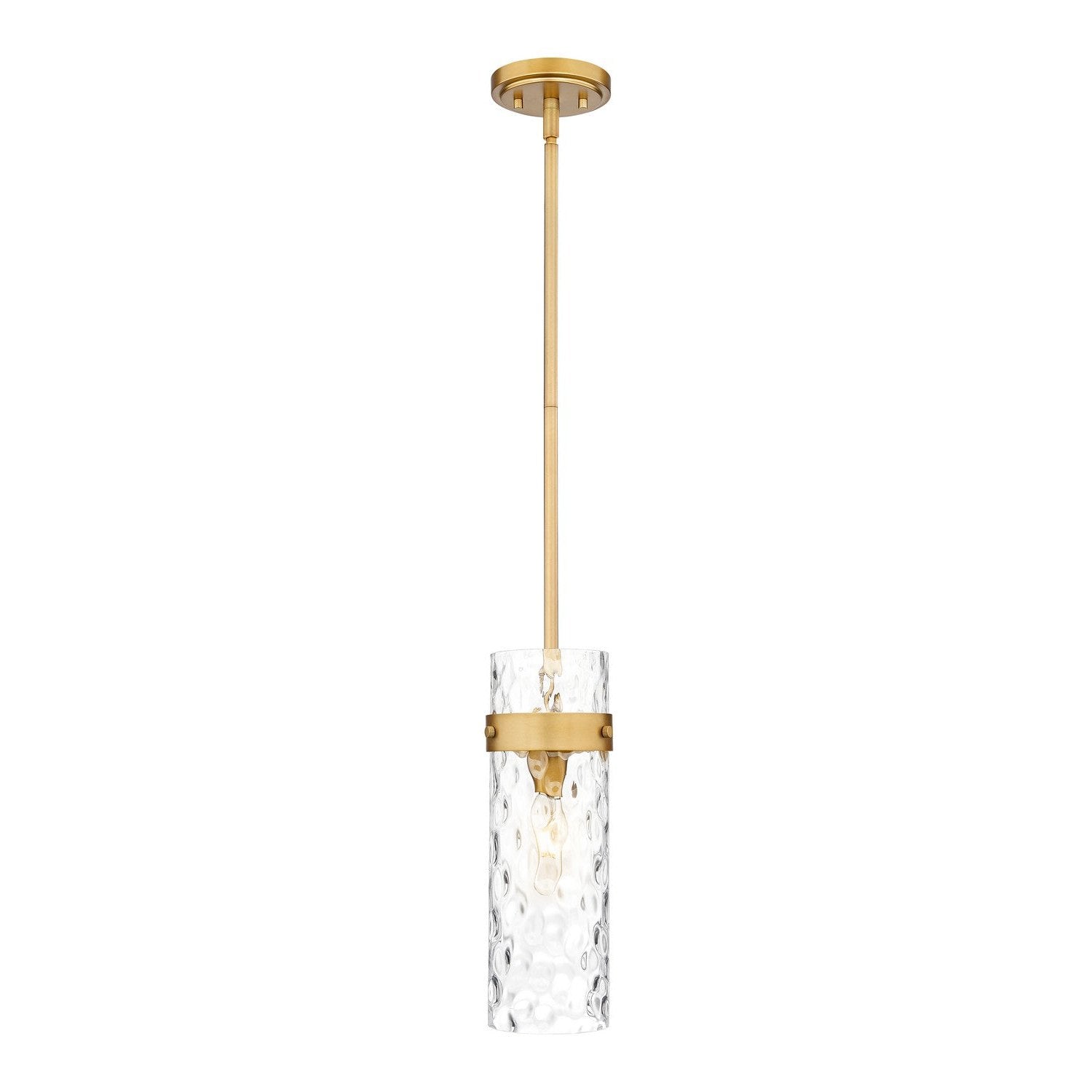 Z-Lite - 7002P5-ROD-RB - One Light Pendant - Fontaine - Rubbed Brass