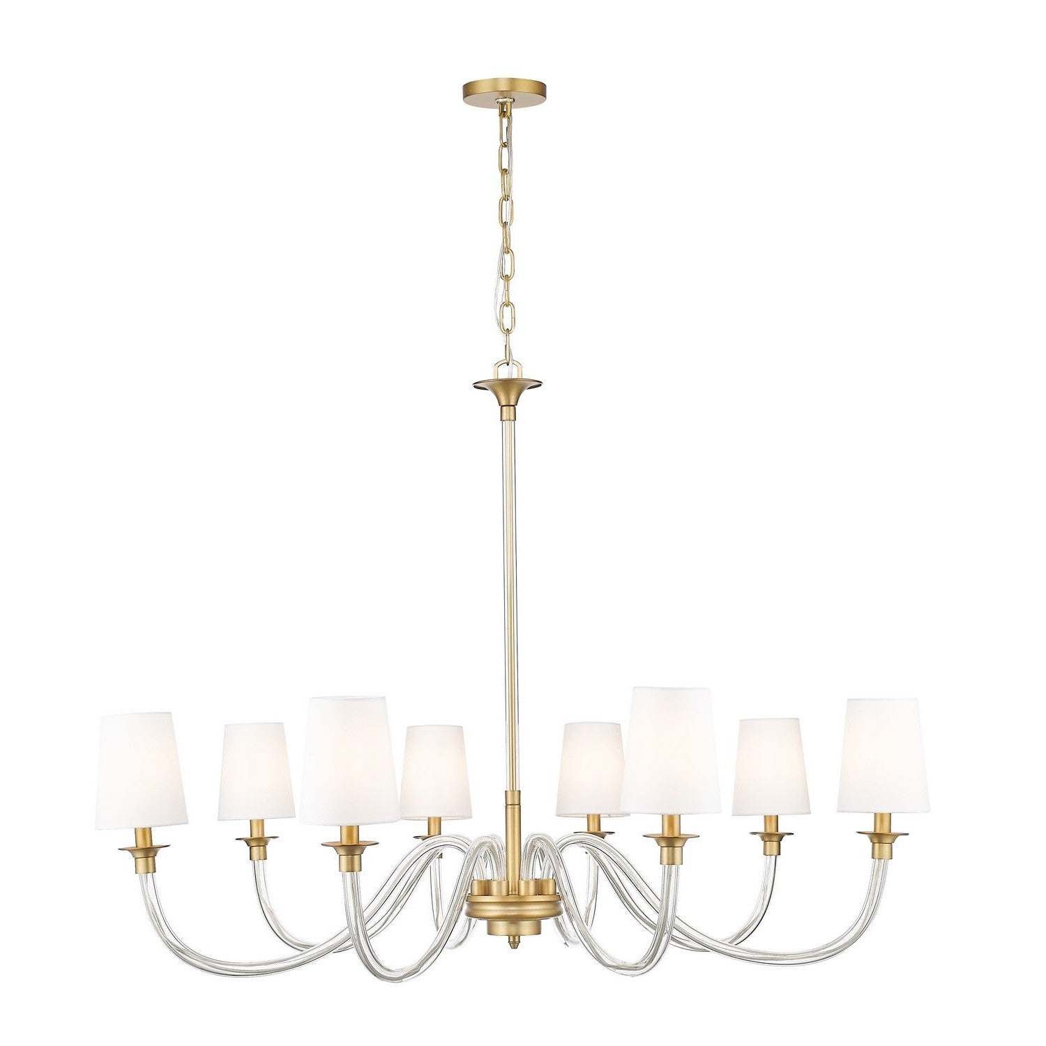 Z-Lite - 1950-8RB - Eight Light Chandelier - Katerina - Rubbed Brass