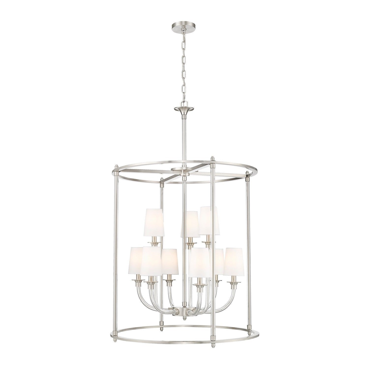 Z-Lite - 1950-9C-BN - Nine Light Chandelier - Katerina - Brushed Nickel