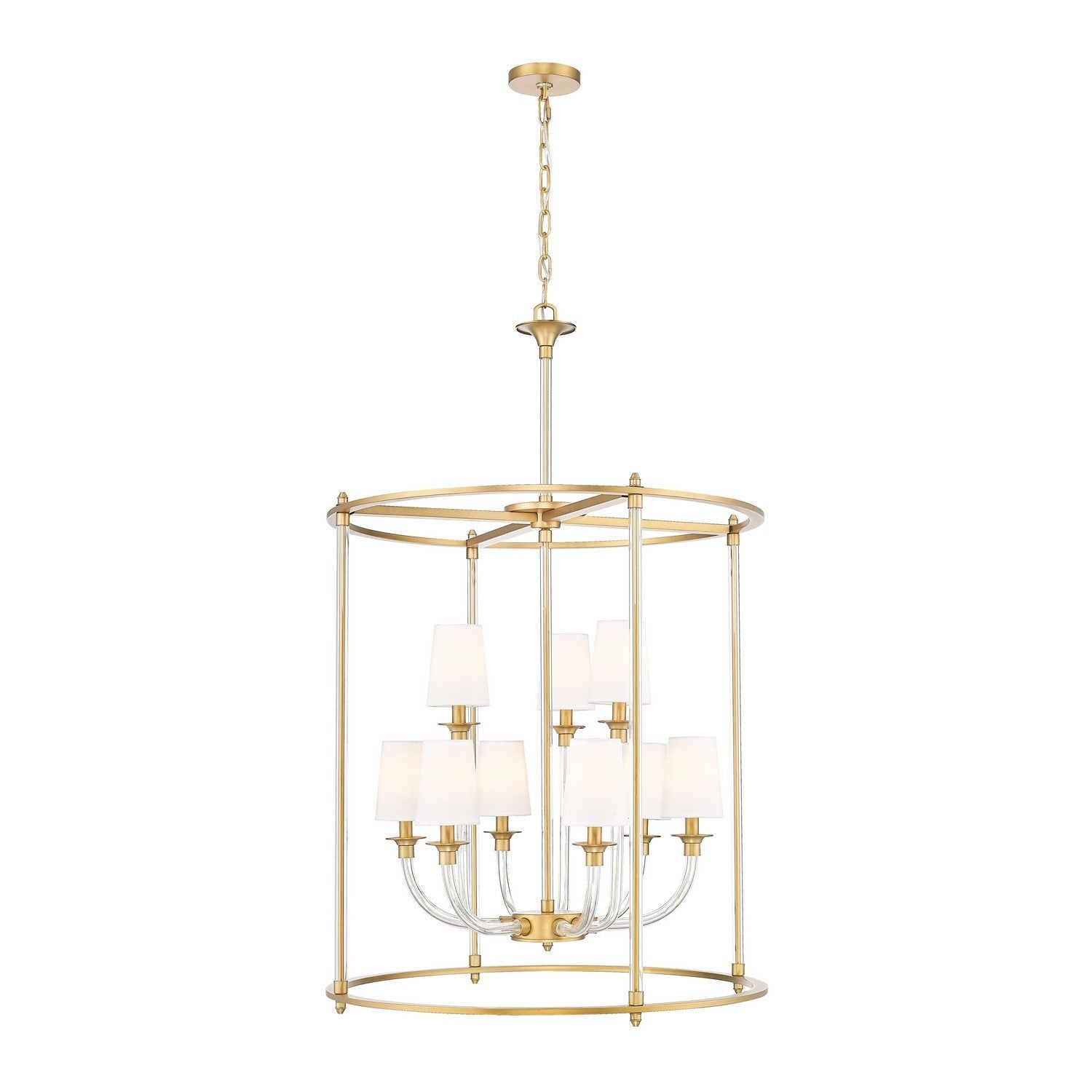 Z-Lite - 1950-9C-RB - Nine Light Chandelier - Katerina - Rubbed Brass