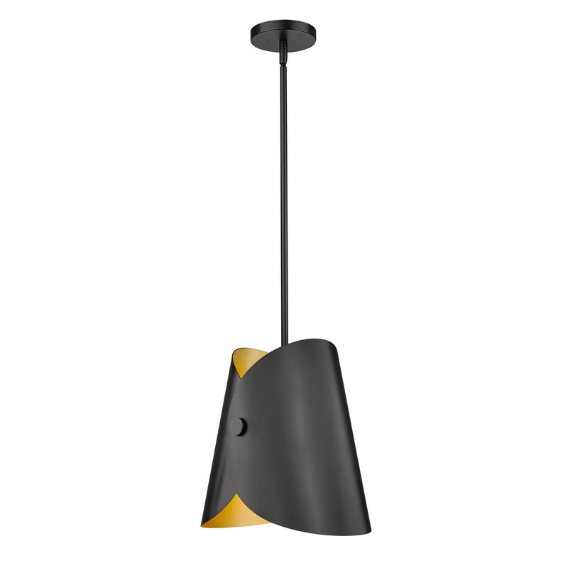 Z-Lite - 1951P11-MB - One Light Pendant - Salone - Matte Black