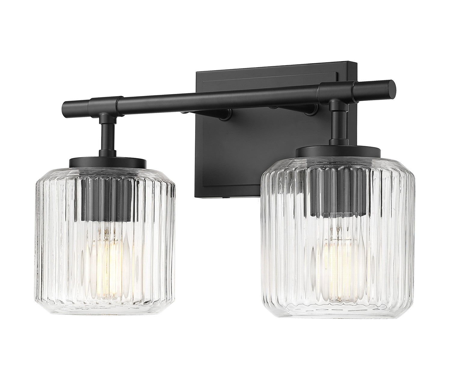 Z-Lite - 7515-2V-MB - Two Light Vanity - Landon - Matte Black