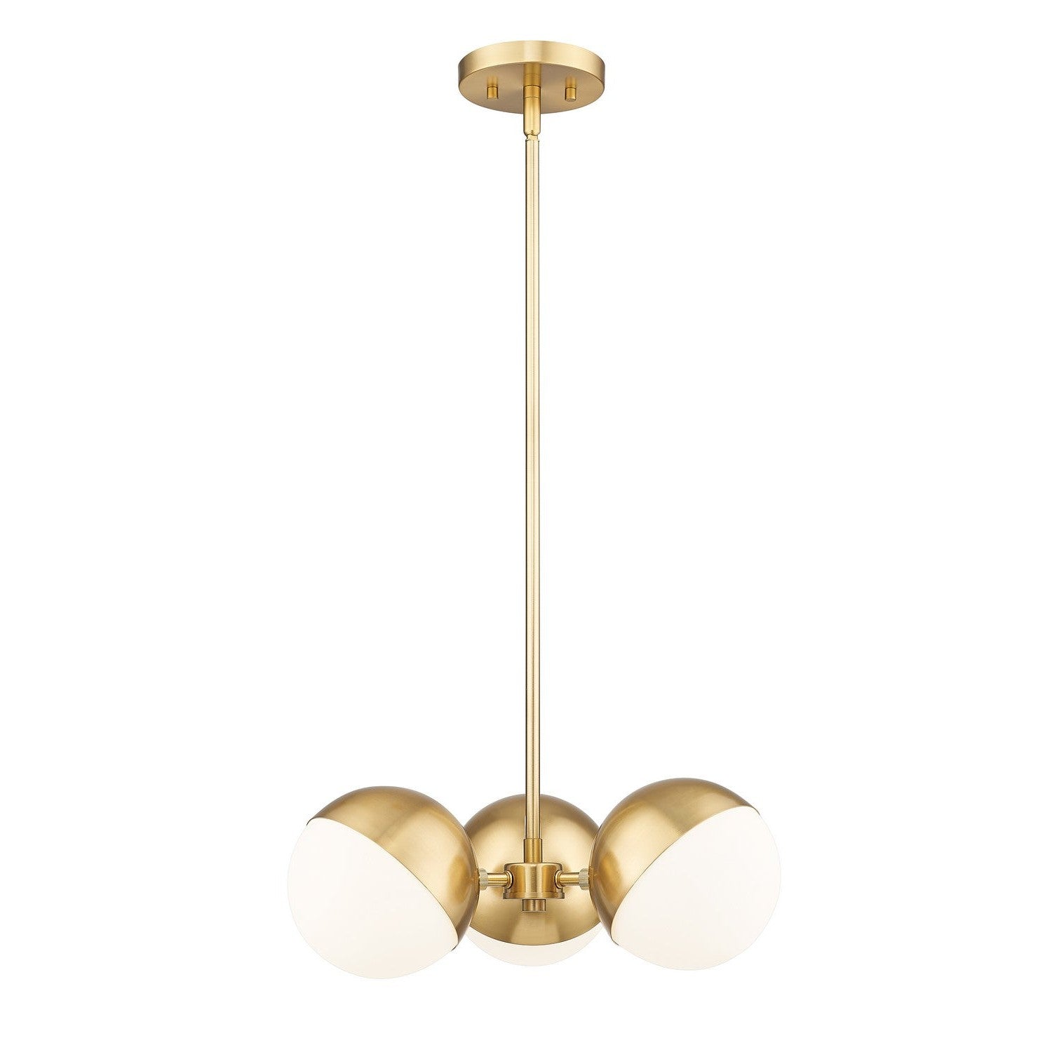Z-Lite - 7517-3MGLD - Three Light Chandelier - Realm Sphere - Modern Gold