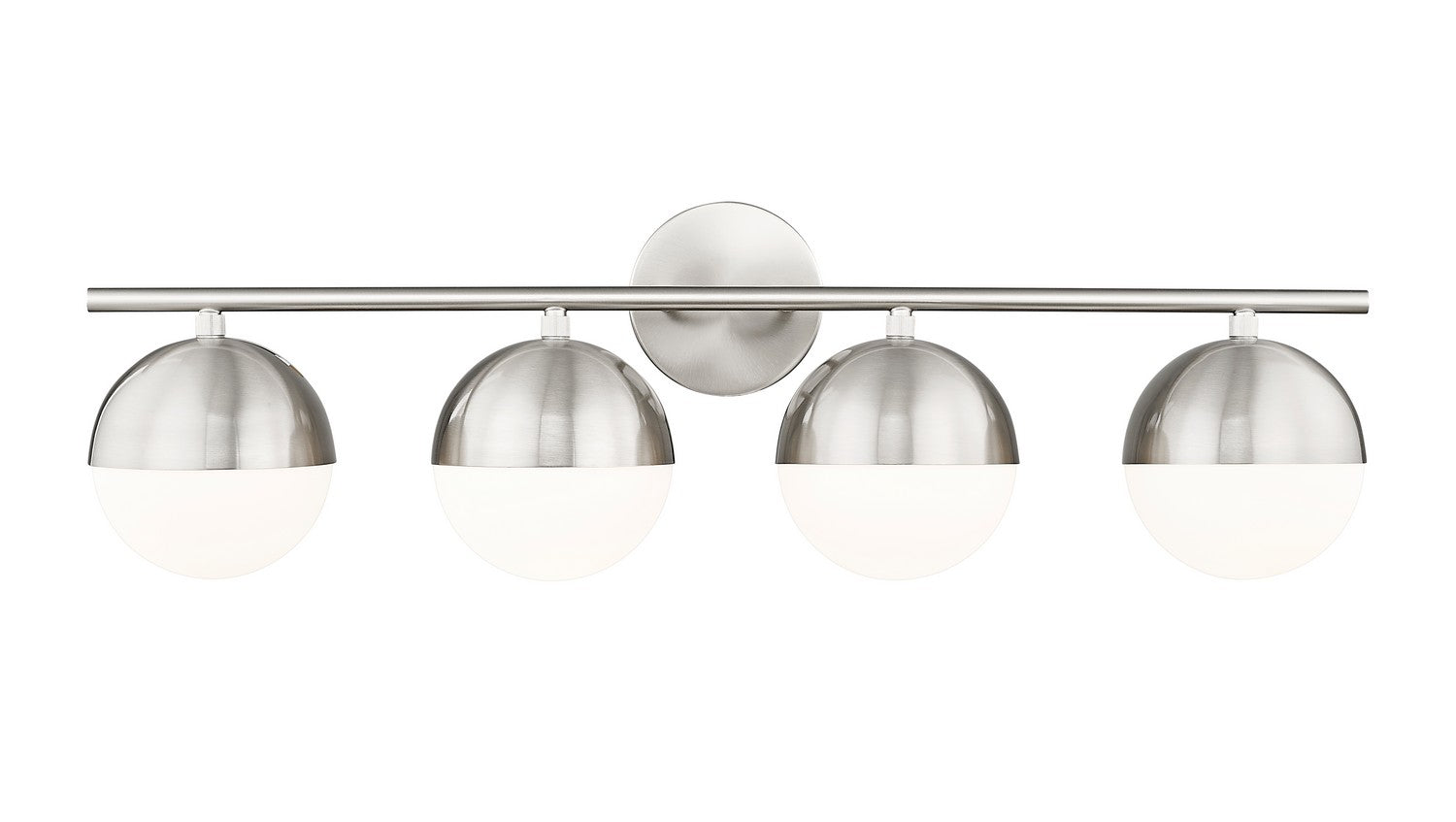 Z-Lite - 7517-4V-BN - Four Light Vanity - Realm Sphere - Brushed Nickel