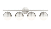 Z-Lite - 7517-4V-BN - Four Light Vanity - Realm Sphere - Brushed Nickel