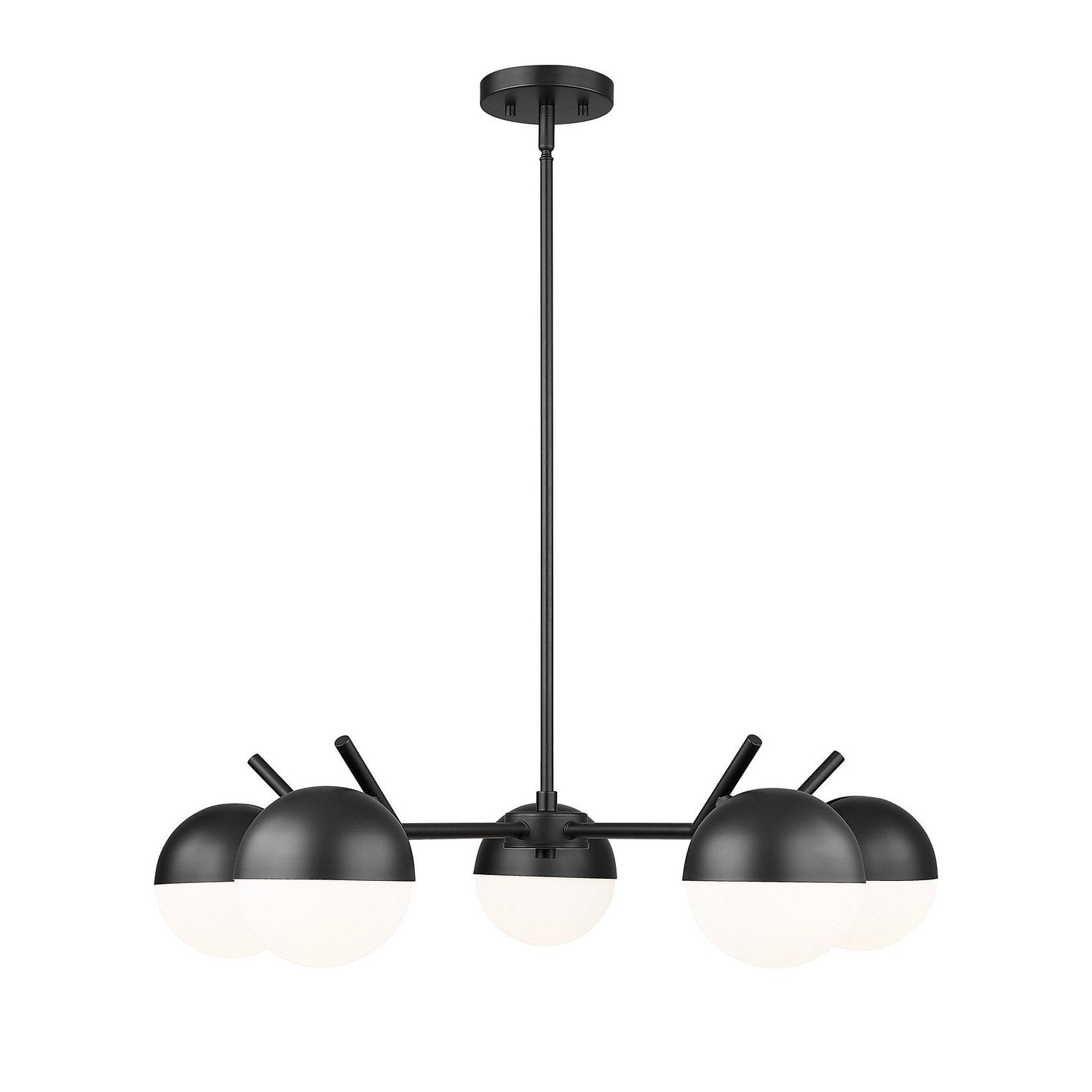 Z-Lite - 7517-5MB - Five Light Chandelier - Realm Sphere - Matte Black