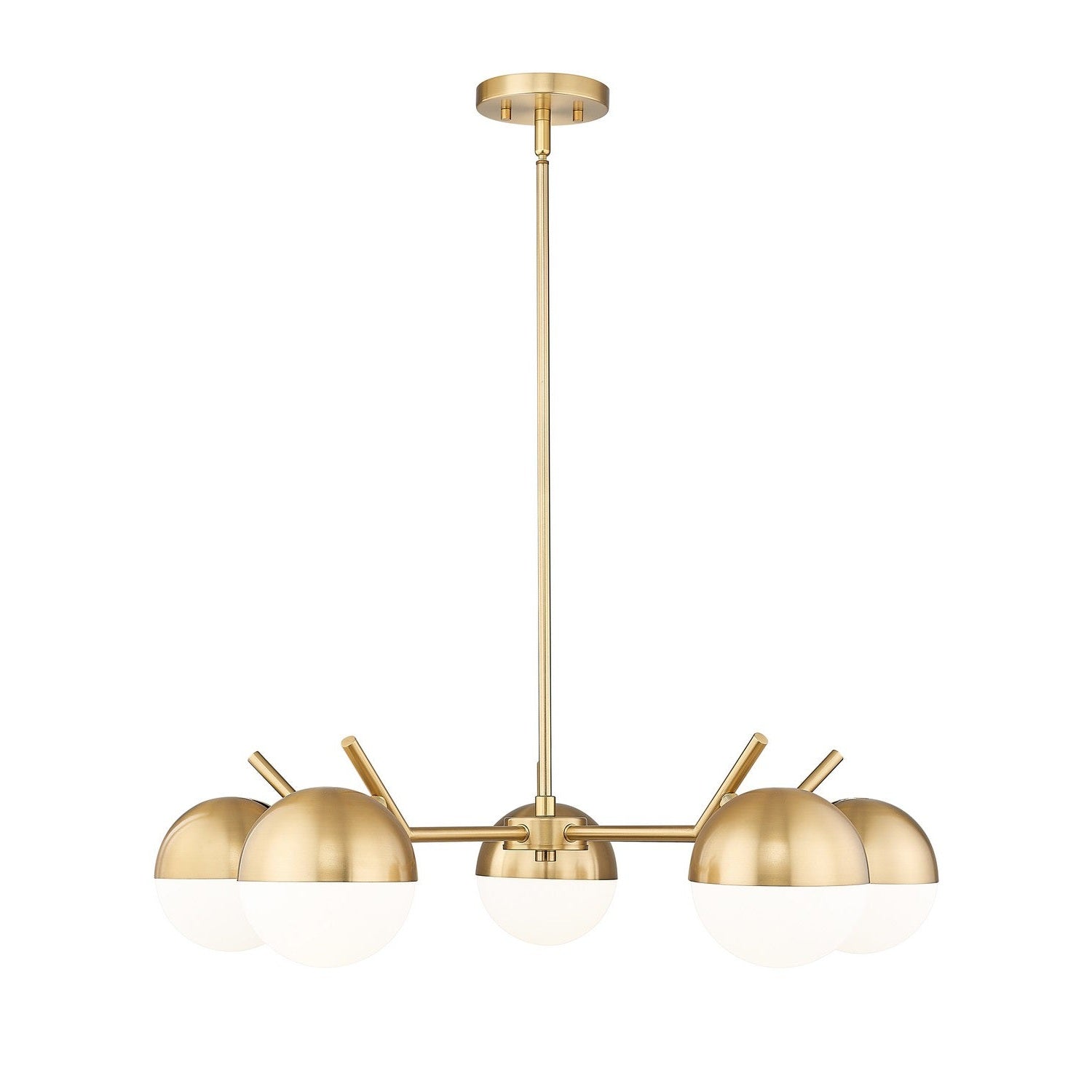 Z-Lite - 7517-5MGLD - Five Light Chandelier - Realm Sphere - Modern Gold