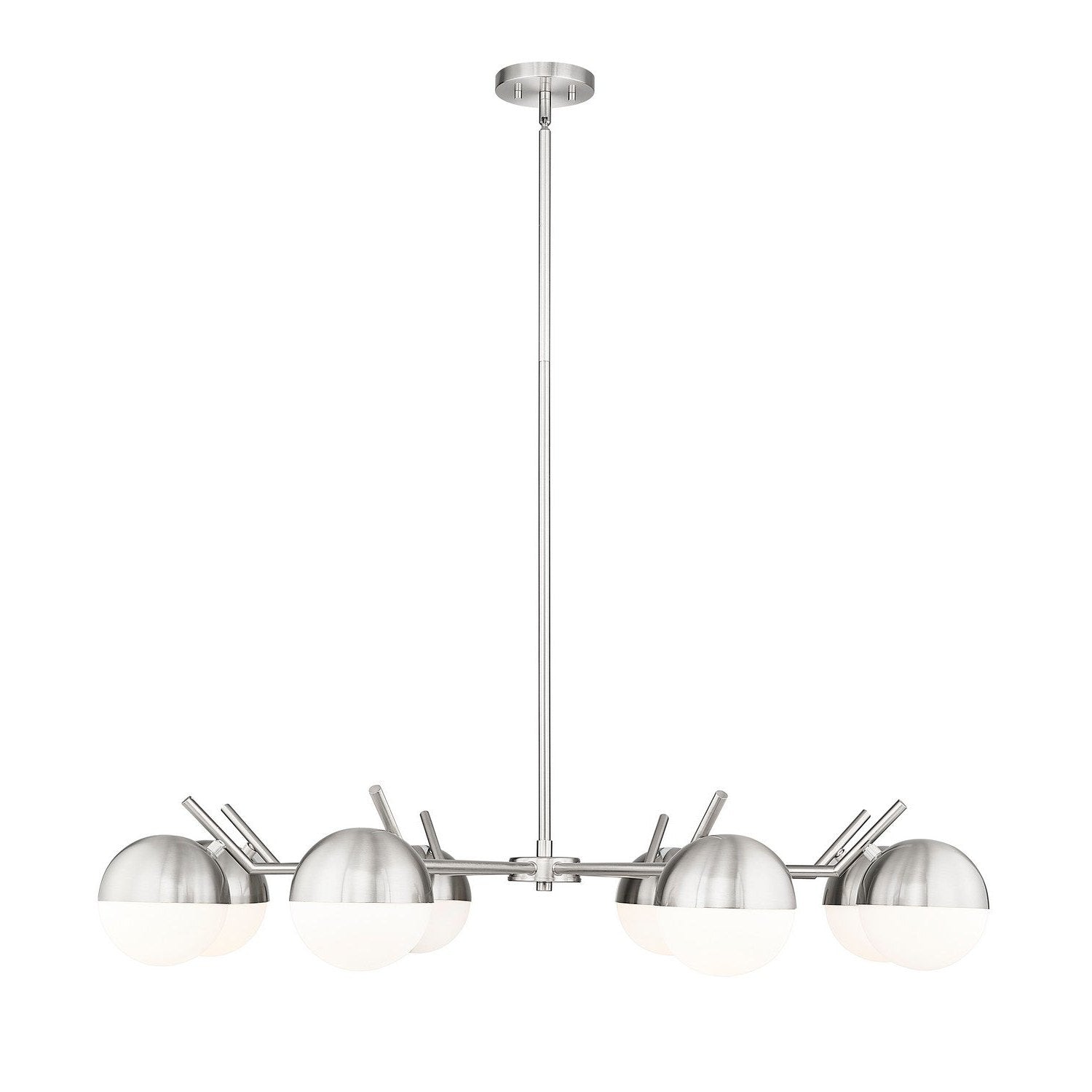 Z-Lite - 7517-8BN - Eight Light Chandelier - Realm Sphere - Brushed Nickel